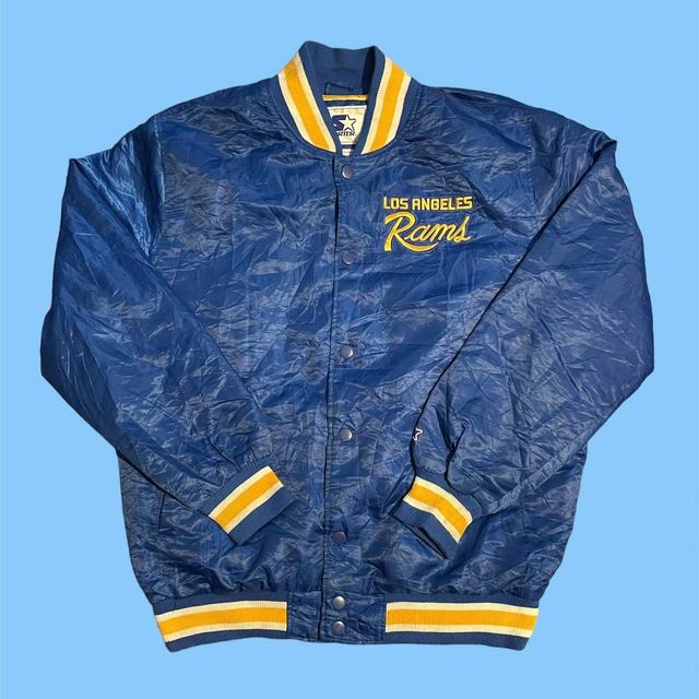 Starter Men's Jacket - Blue/Yellow - XL on Productcaster.