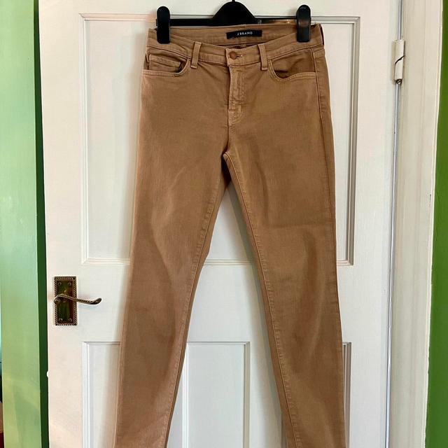 J Brand Women's Skinny Jeans - Tan/Brown - UK 10 on Productcaster.