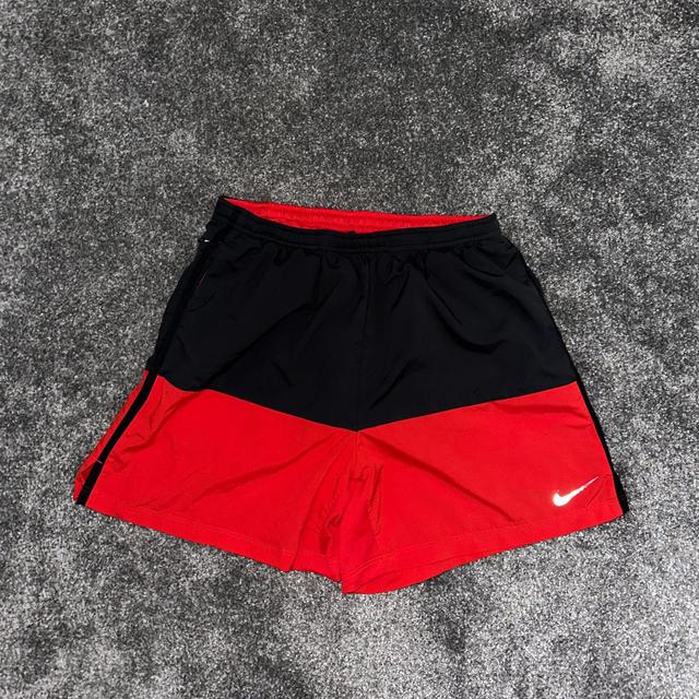 Nike Men's Shorts - Red/Black - M on Productcaster.