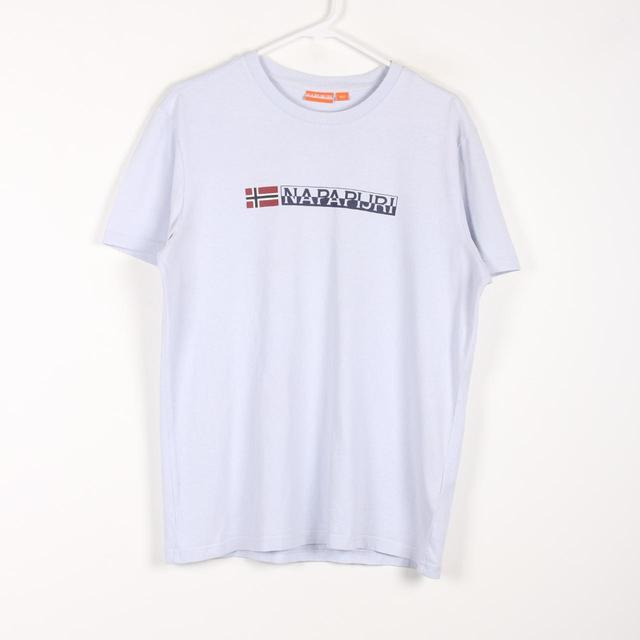 Napapijri Men's T-shirt - White - L on Productcaster.