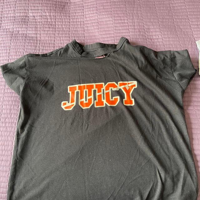 Juicy Couture Women's T-shirt - Black - XS on Productcaster.