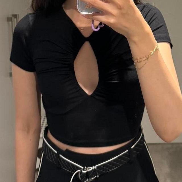 Superdown Women's Crop top - Black - XXS on Productcaster.