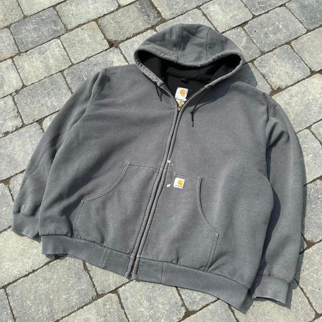 Carhartt Men's Hoodie - Grey - XXL on Productcaster.