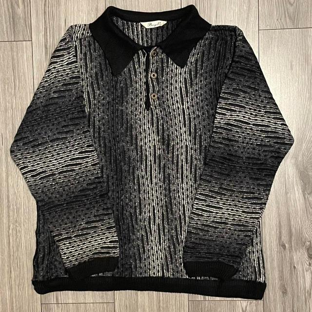 Vintage Men's Jumper - Black - XL on Productcaster.