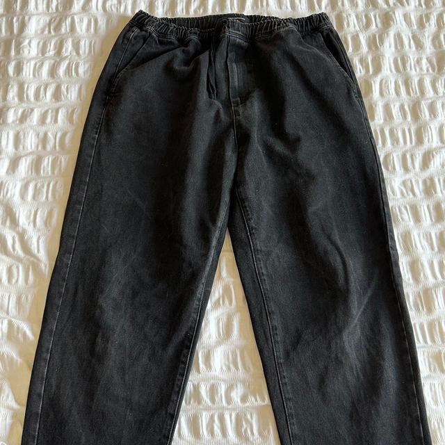 iets frans... Men's Slim Faded Trousers - Black - 32" on Productcaster.