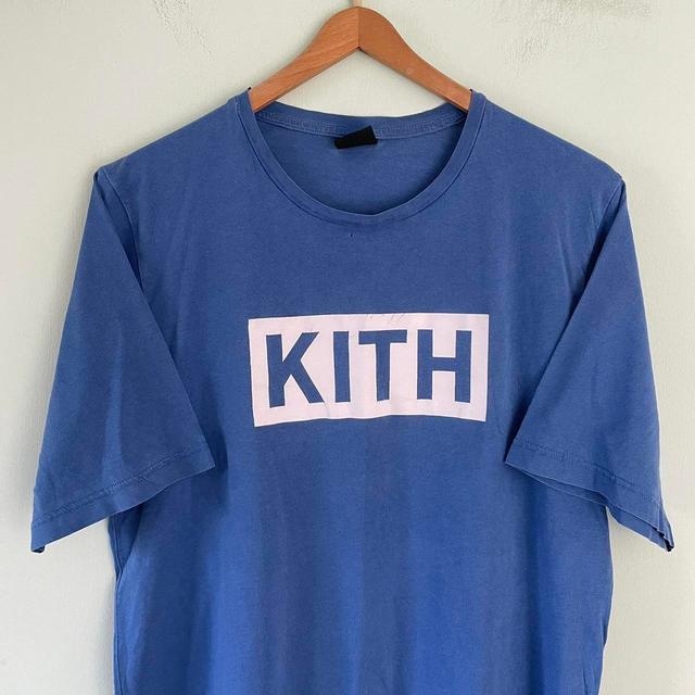 Kith Men's T-shirt - Blue - L on Productcaster.