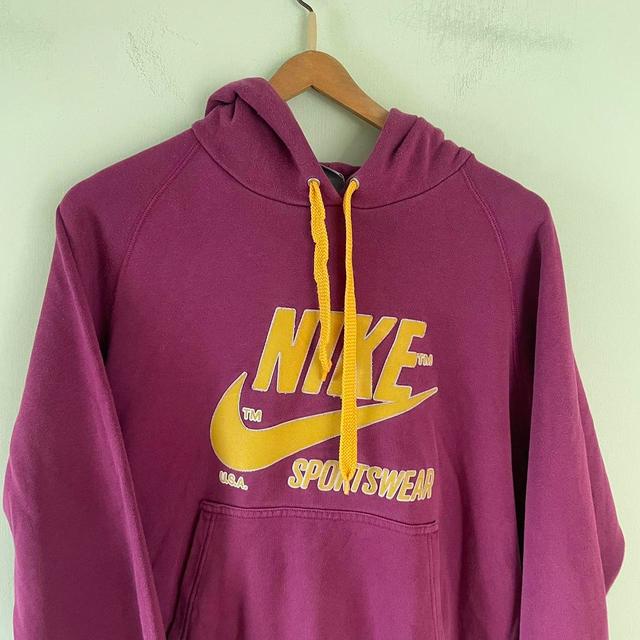 Nike Men's Hoodie - Purple - S on Productcaster.