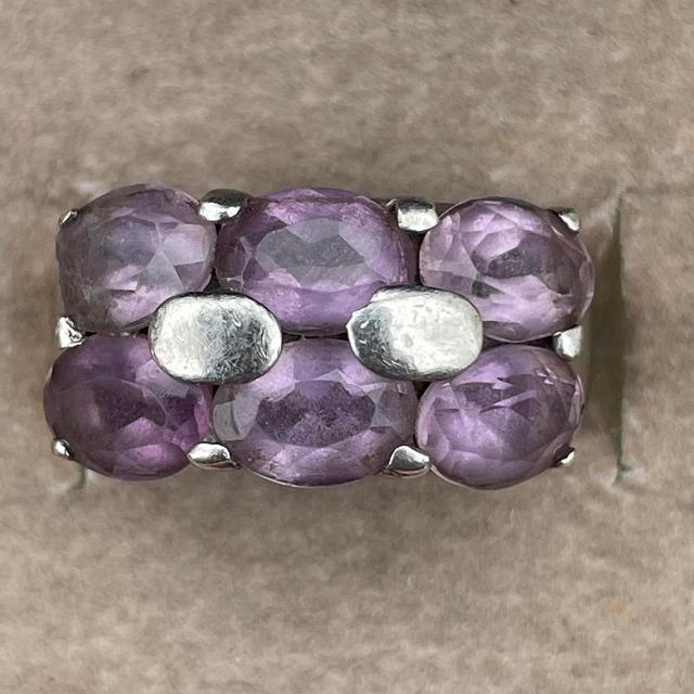 Women's Ring - Purple/Silver on Productcaster.