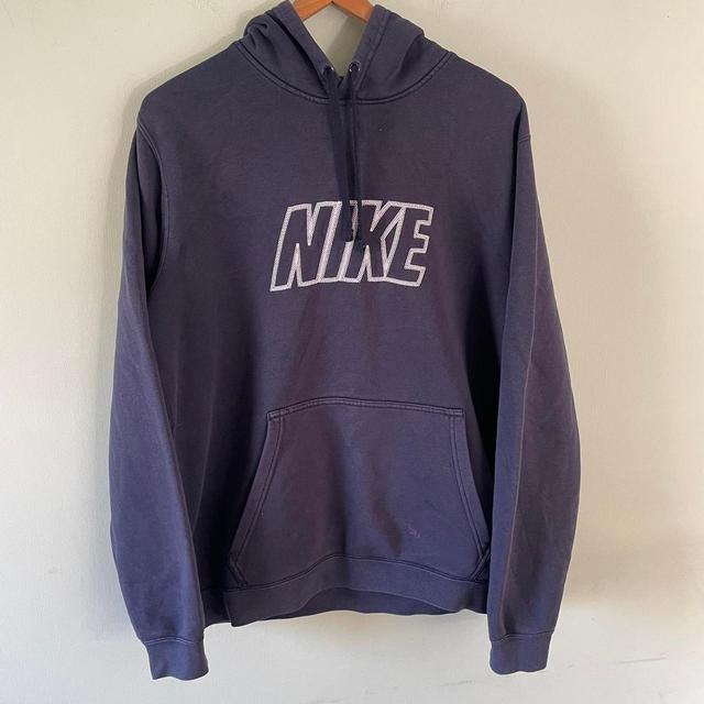 Nike Men's Hoodie - Navy - L on Productcaster.