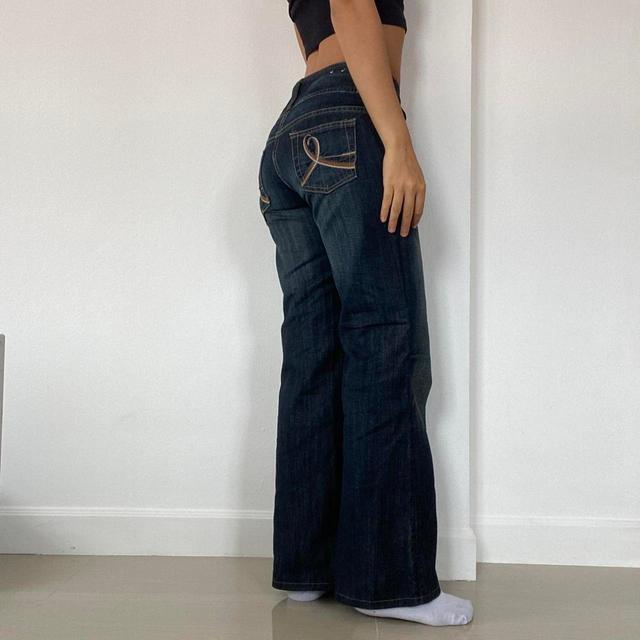 Women's Bootcut Jeans - Blue/Navy - UK 4 on Productcaster.