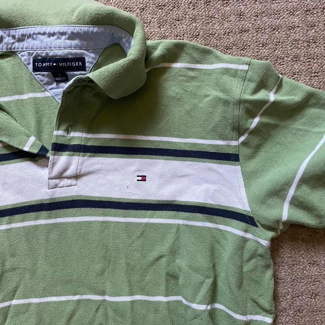 Tommy Hilfiger Men's Polo shirt - Green - M on Productcaster.