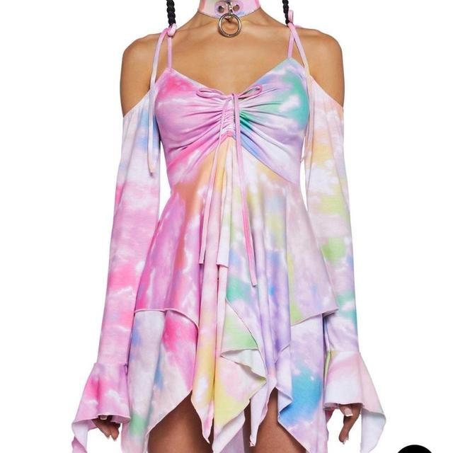 Dolls Kill Women's Dress - Multi/Pink - S on Productcaster.