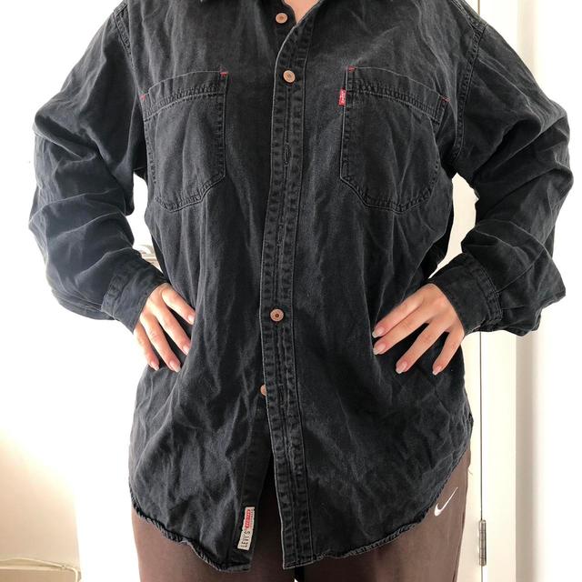 Levi's Women's Shacket Jacket - Black - L on Productcaster.