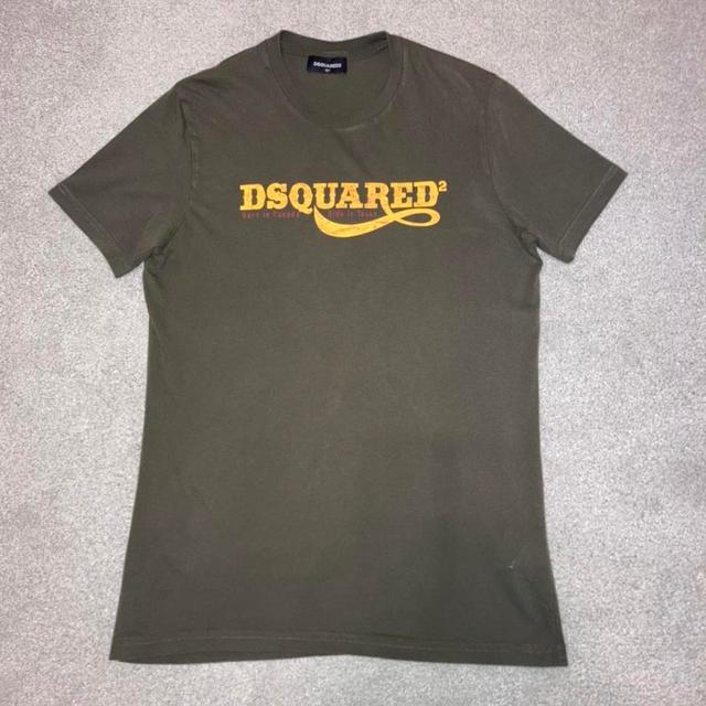 Dsquared2 Men's T-shirt - Khaki - XS on Productcaster.