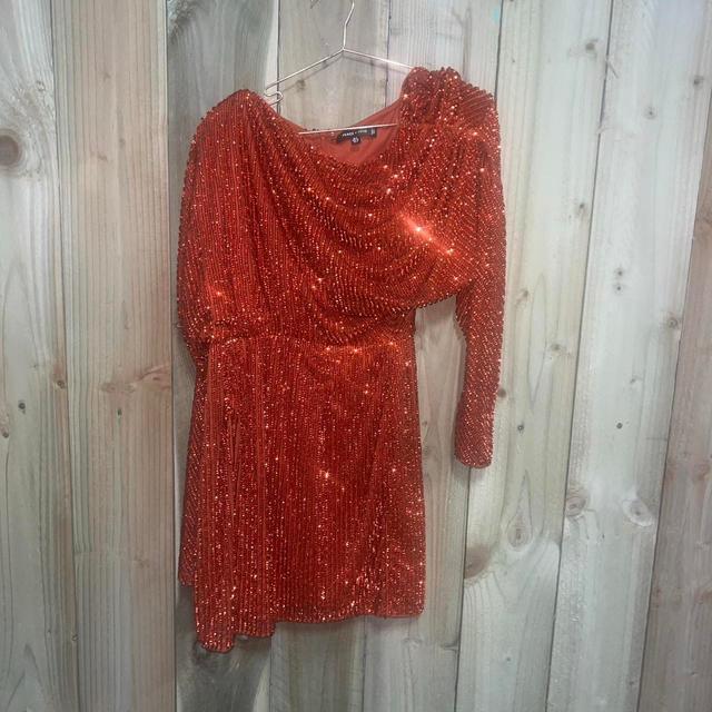 Missguided Women's Dress - Orange - 8 on Productcaster.