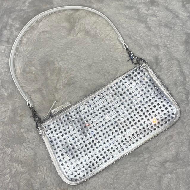 Zara Women's Shoulder bags - Silver/White on Productcaster.