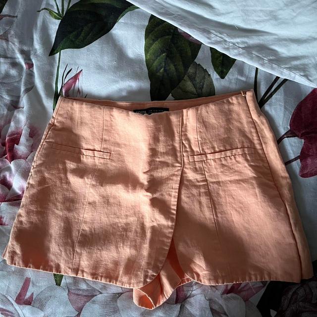 Zara Women's Shorts - Orange - L on Productcaster.