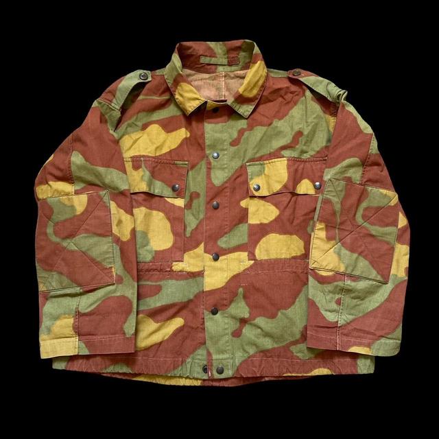 Vintage Men's Jacket - Multi/Green - L on Productcaster.