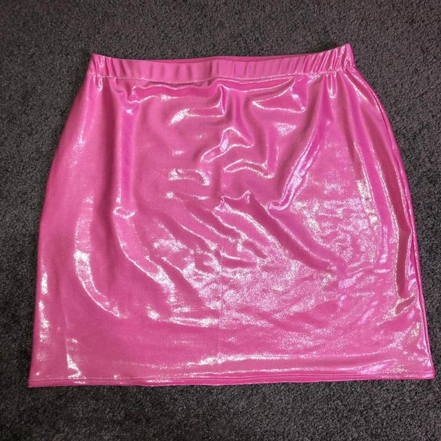 Handmade Women's Mini Skirt - Pink - UK 10 on Productcaster.