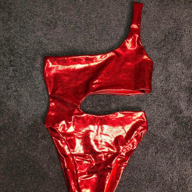 Handmade Women's Bodysuit - Red - S on Productcaster.