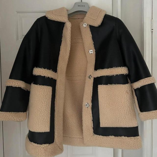 Topshop Women's Jacket - Cream/Black - UK 8 on Productcaster.