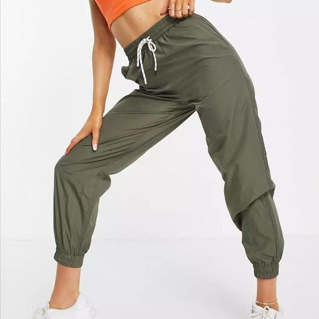 Pieces Women's Trousers - Khaki - M on Productcaster.