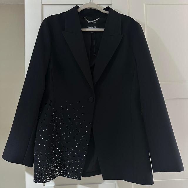 River Island Women's Blazer Jacket - Black - UK 12 on Productcaster.