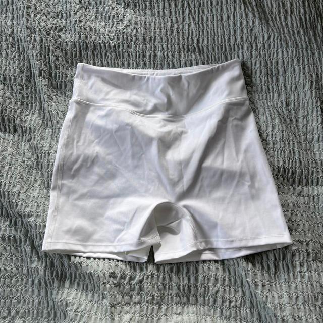 Fashion Nova Women's Shorts - White - S on Productcaster.