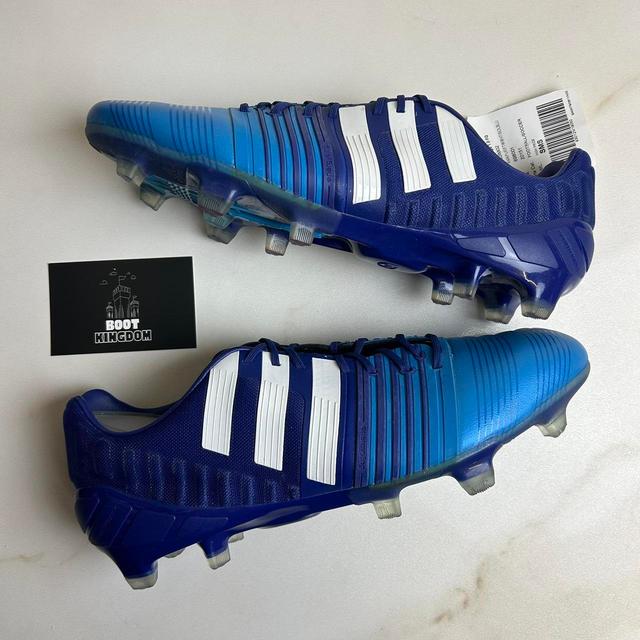 Adidas Men's Boots - Blue/Navy - UK 8.5 on Productcaster.