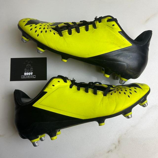 Adidas Men's Boots - Yellow/Green - UK 9 on Productcaster.