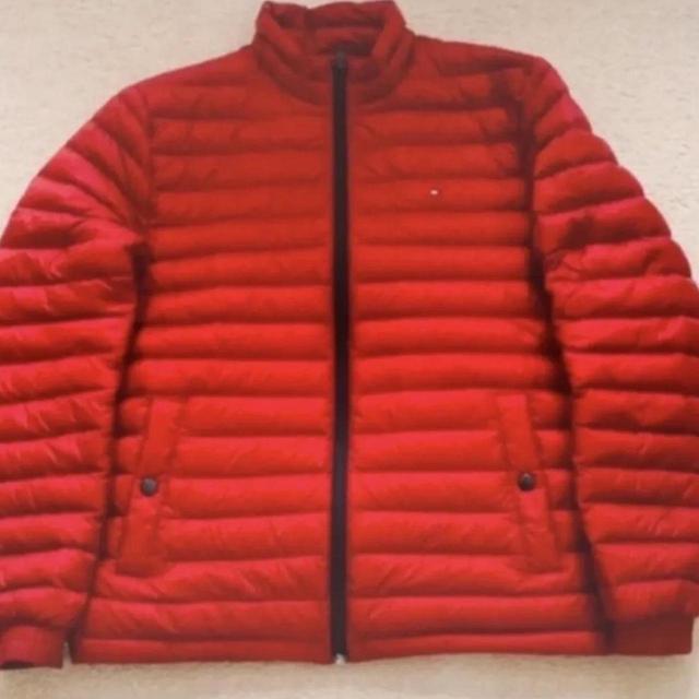 Tommy Hilfiger Men's Jacket - Red - M on Productcaster.