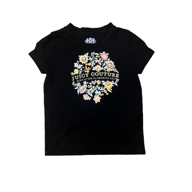 Juicy Couture Women's T-shirt - Black - 6 on Productcaster.