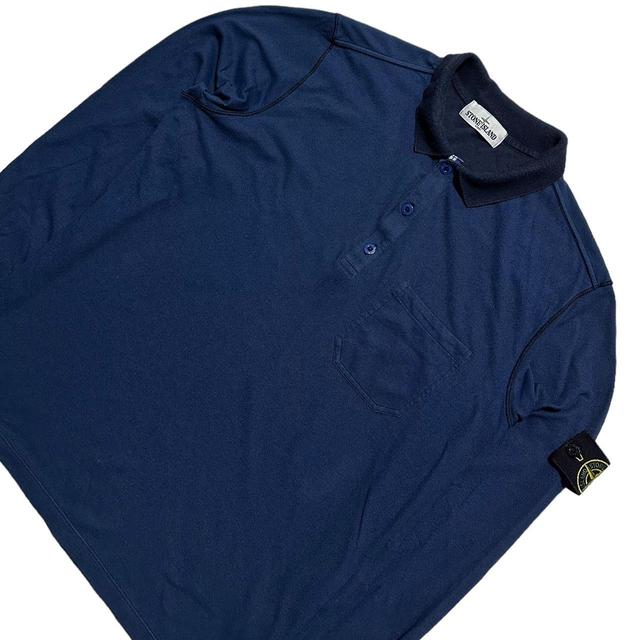 Stone Island Men's Shirt - Blue - L on Productcaster.