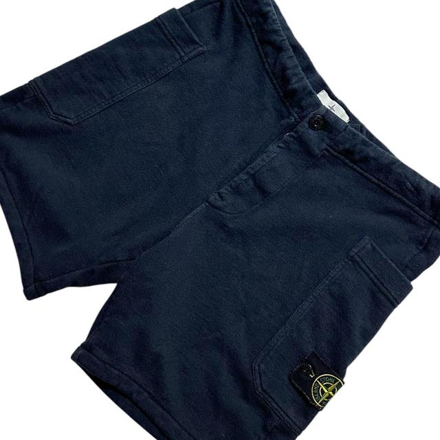 Stone Island Men's Shorts - Navy/Black - L on Productcaster.