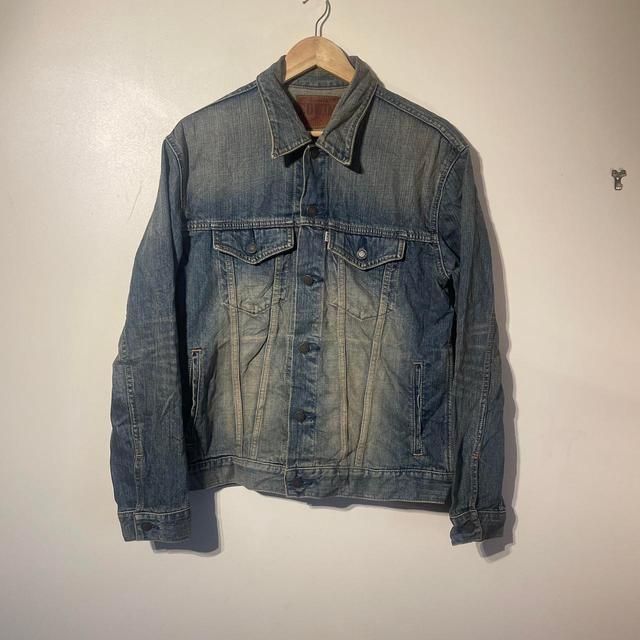 Edwin Men's Denim Jacket - Blue - L on Productcaster.