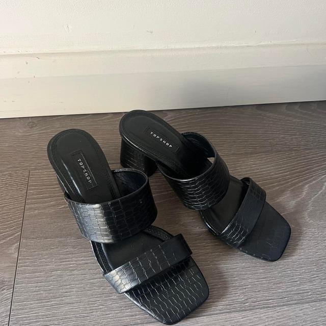 Topshop Women's Sandals - Black - UK 5 on Productcaster.