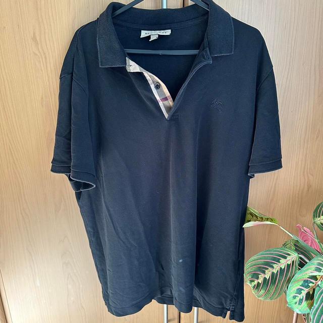 Burberry Men's Polo shirt - Black - XL on Productcaster.