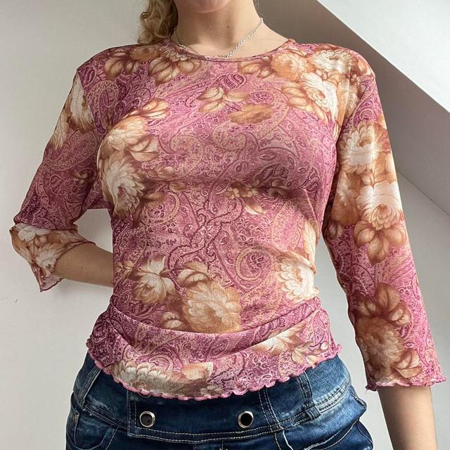 Vintage Women's Top - Pink - M on Productcaster.