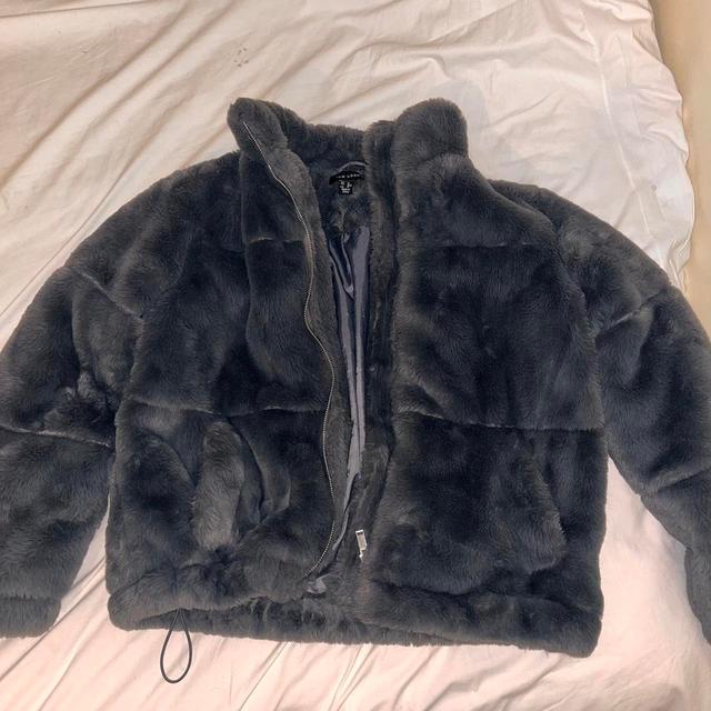 New Look Women's Faux fur Coat - Grey/Silver - S on Productcaster.