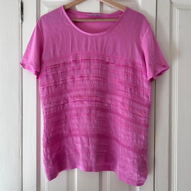 Gerard Darel Women's T-shirt - Pink - 14 on Productcaster.