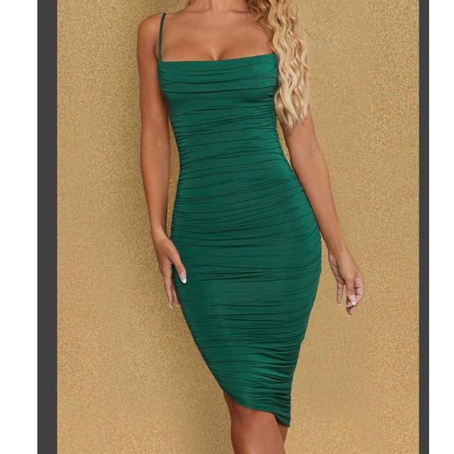 Oh Polly Women's Bodycon Dress - Green - 10 on Productcaster.