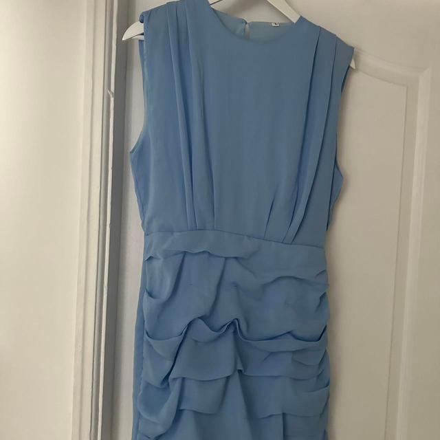 PrettyLittleThing Women's Party Dress - Blue - 10 on Productcaster.