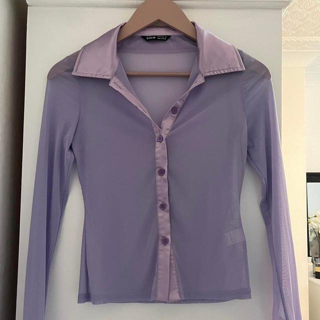 SHEIN Women's Shirt - Purple - XS on Productcaster.