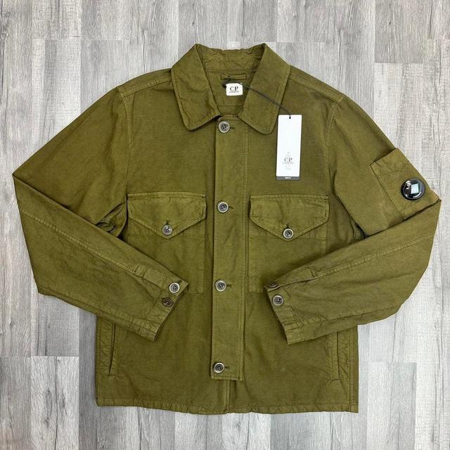 CP Company Men's Jacket - Khaki - M on Productcaster.