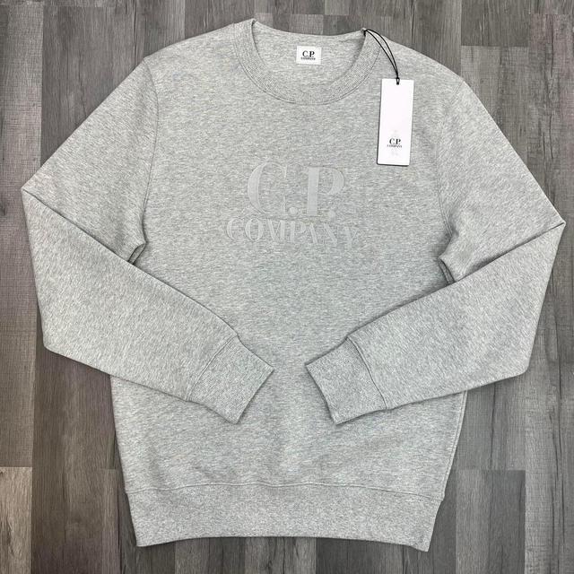 CP Company Men's Sweatshirt - Grey - L on Productcaster.