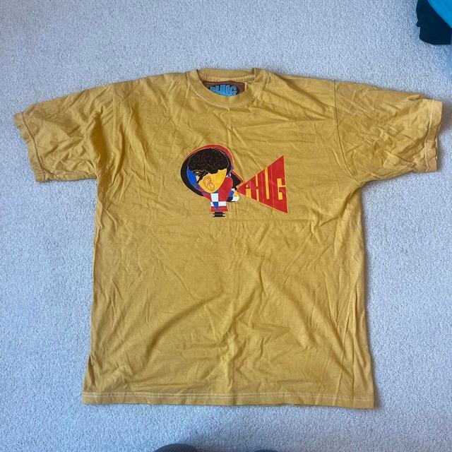 Men's T-shirt - Yellow/Gold - M on Productcaster.