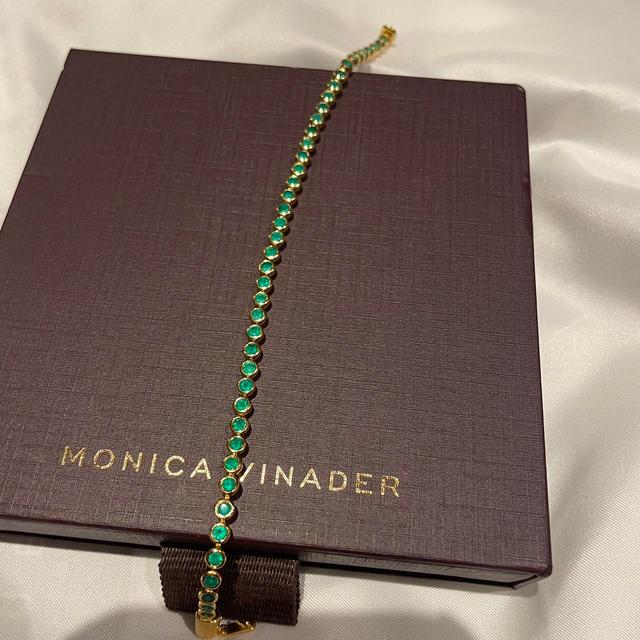 Monica Vinader Women's Bracelet - Green on Productcaster.