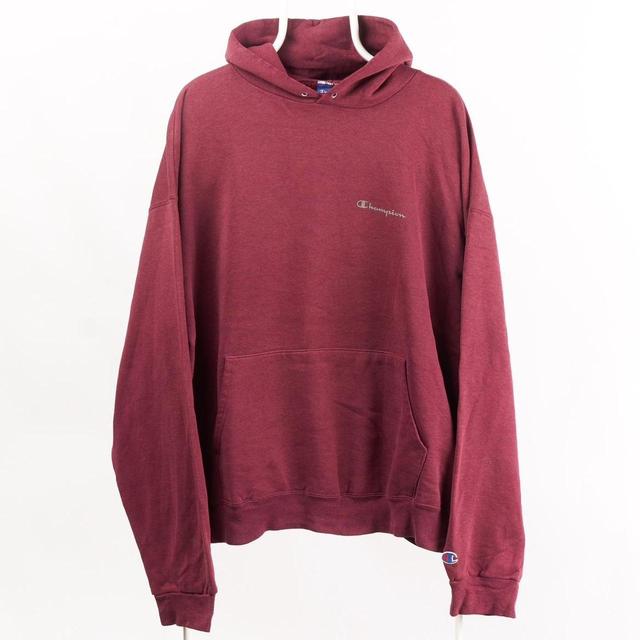 Champion Men's Hoodie - Burgundy - XXL on Productcaster.