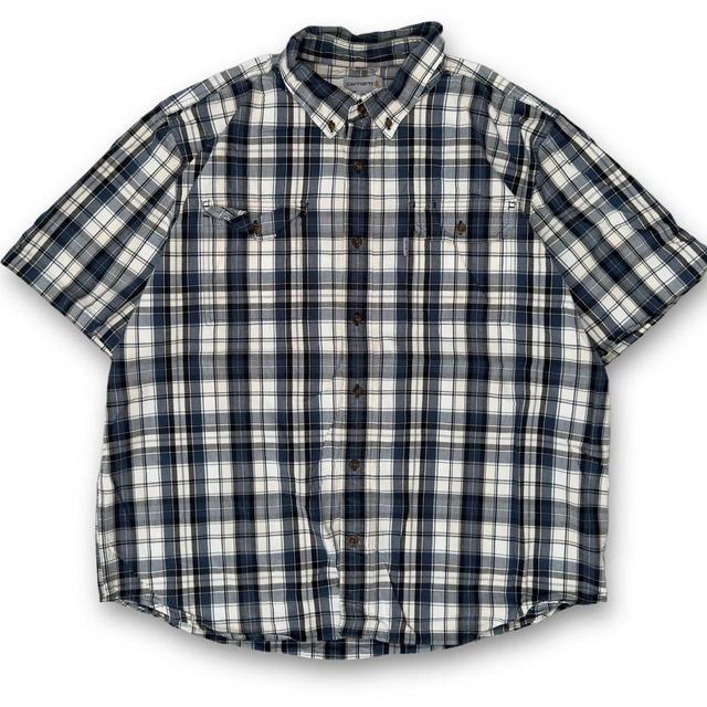 Carhartt Men's Shirt - Blue - XXL on Productcaster.