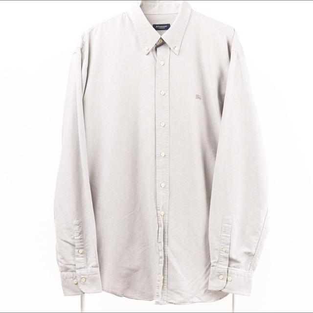 Burberry Men's Shirt - Grey - XL on Productcaster.